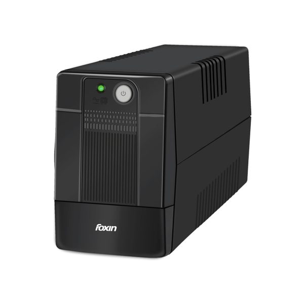 FOXIN UPS 600va 360W with LED Indicator, UPS for PC | Laptops | Gaming Computers | WiFi Routers & More | BIS Approved | 2 Years Warranty