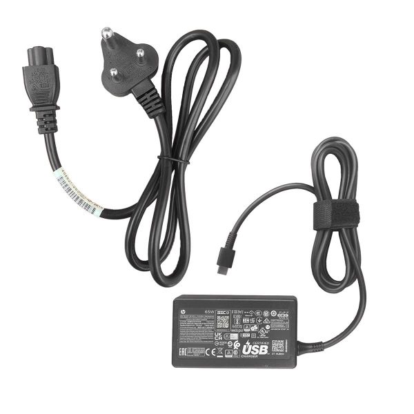 (Refurbished) HP 65W USB C Laptop Charger AC Adapter Replacement for HP Spectre X360,Spectre,Elitebook x360,Elitebook,Envy,Chromebook,Elite x2,ProBook Travel Type C