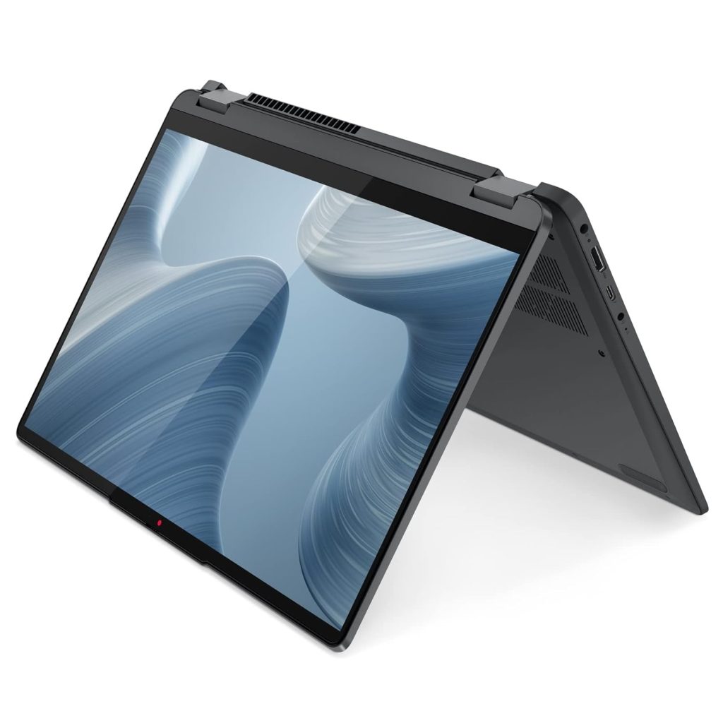 (Refurbished) Lenovo IdeaPad Flex 5 12th Gen Intel Core i5-1235U 14"(35.56cm) WUXGA IPS 2-in-1 Laptop (16GB/512GB SSD/Win 11/Office 21/Backlit KB/Fingerprint/FHD Camera/Alexa/3 mon Game Pass/Grey/1.5Kg)