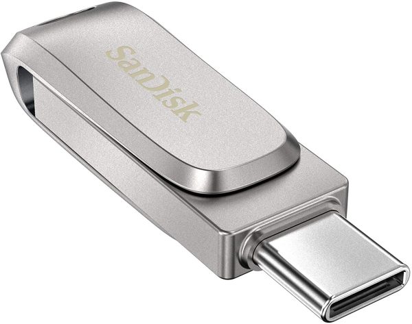 SanDisk Ultra Dual Drive Luxe Type-C 1TB, OTG, Upto 400MB/s, Pendrive, Silver, 5Y Warranty (SDDDC4-1T00-I35)