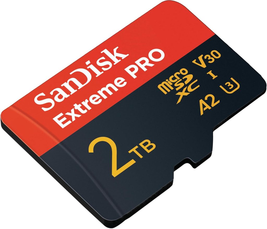 SanDisk Extreme PRO microSDXC™ UHS-I Card 2TB, Up to 250MB/s Read Speed; Up to 150MB/s Write Speed