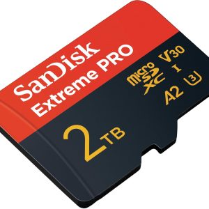 SanDisk Extreme PRO microSDXC™ UHS-I Card 2TB, Up to 250MB/s Read Speed; Up to 150MB/s Write Speed