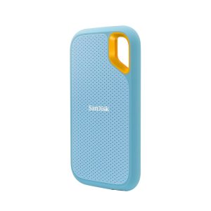 SanDisk Extreme Portable 4TB, 1050MB/s R, 1000MB/s W, 3mtr Drop Protection, IP65 Water/dust Resistance, HW Encryption, PC,MAC & TypeC Smartphone Compatible, 5Y Warranty, External SSD, SkyBlue Color