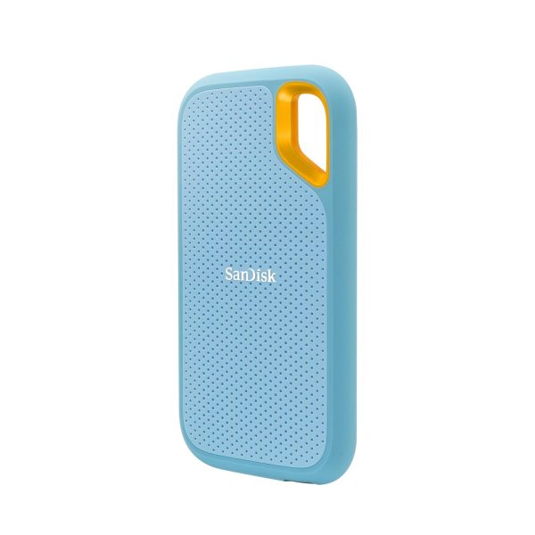 SanDisk Extreme Portable 4TB, 1050MB/s R, 1000MB/s W, 3mtr Drop Protection, IP65 Water/dust Resistance, HW Encryption, PC,MAC & TypeC Smartphone Compatible, 5Y Warranty, External SSD, SkyBlue Color