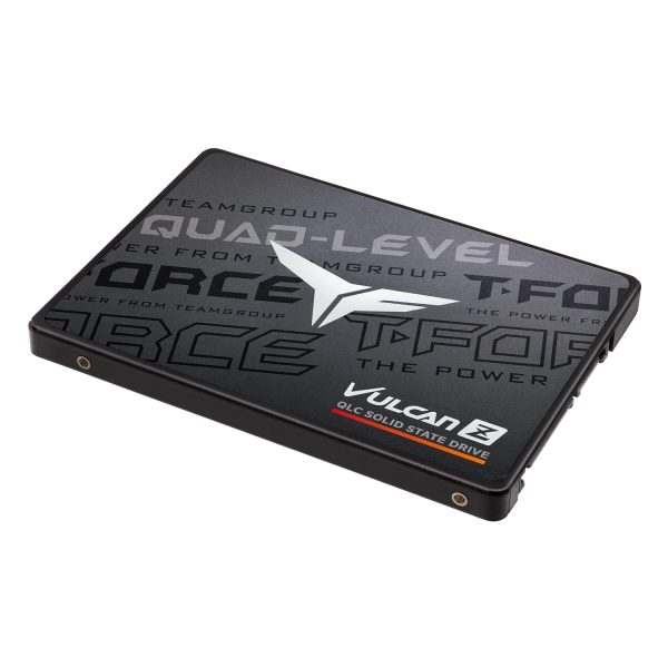 TEAMGROUP T-Force Vulcan Z 2TB SLC Cache 3D NAND QLC 2.5 Inch SATA III Internal Solid State Drive SSD (R/W Speed up to 550/510 MB/s) T253TY002T0C101