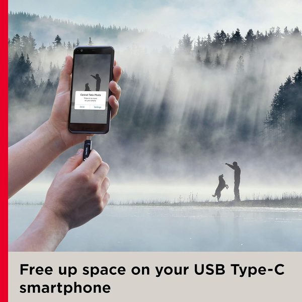 SanDisk Ultra Dual Drive Go Type-C 32GB, OTG, Upto 150MB/s, Pendrive, Black, 5Y Warranty (SDDDC3-032G-I35)