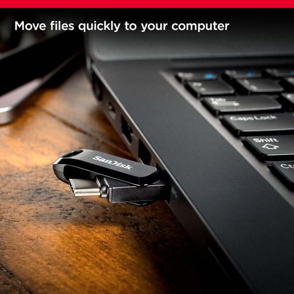 SanDisk Ultra Dual Drive Go Type-C 32GB, OTG, Upto 150MB/s, Pendrive, Black, 5Y Warranty (SDDDC3-032G-I35)