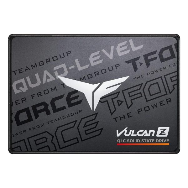 TEAMGROUP T-Force Vulcan Z 2TB SLC Cache 3D NAND QLC 2.5 Inch SATA III Internal Solid State Drive SSD (R/W Speed up to 550/510 MB/s) T253TY002T0C101
