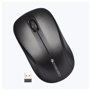 Zeb Pace Zebronics wireless mouse with usb nano receiver