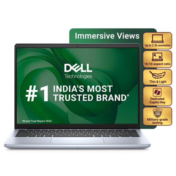Dell Inspiron 5440 Laptop, Intel Core i5-1334U Processor, 16GB, 512GB, 14" (35.56cm) FHD Dispplay, Backlit Keyboard, Windows 11 + MSO'21, 15 Month McAfee Antivirus, Ice Blue, 1.54kg