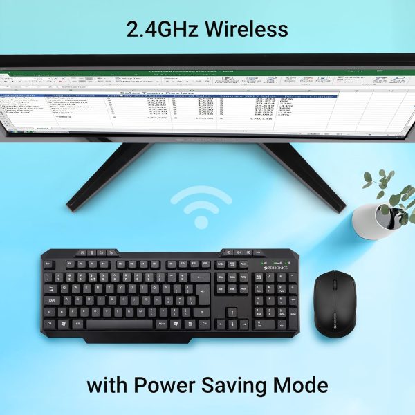 ZEBRONICS Companion 151 2.4GHz Wireless Keyboard & Mouse Combo