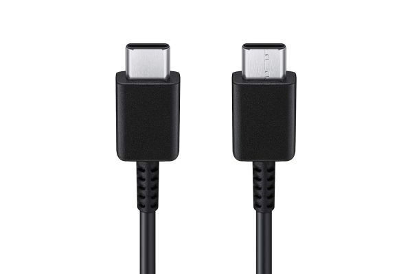 Samsung 25W Fast Charging Adapter with 1M Type C to C Cable Compatible with Galaxy S25, S25 Plus, A16, A06, M05, M15, F15, F05, Z fold/flip,6,5,4,3 & Other Type C Devices, Superfast Charger, Black