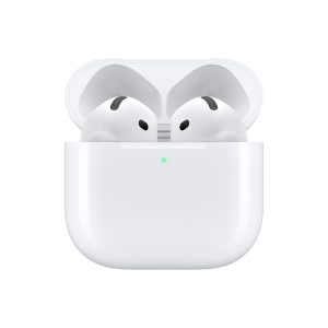 Apple AirPods 4 Wireless Earbuds, Bluetooth Headphones, Personalised Spatial Audio, Sweat and Water Resistant, USB-C Charging Case, H2 Chip, Up to 30 Hours of Battery Life, Effortless Setup for iPhone