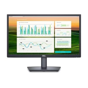 Dell-E2222HS-Black 22" (55.88 cm) FHD Monitor, Built-in Dual Speakers, VA Panel, Brightness 250 cd/m², Response Time 5ms, Anti Glare, DP Port, VGA, HDMI