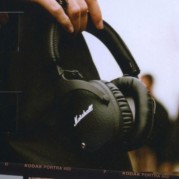 Marshall Monitor II Active Noise Cancelling Over_Ear Wireless Headphones Bluetooth Headphone with Mic, Black