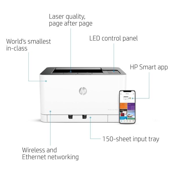 HP Colour Laser 150nw Wireless Color Laser Printer