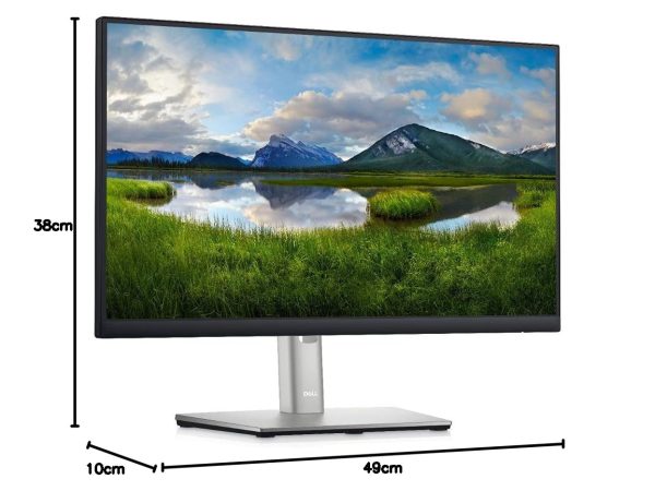 Dell-P2222H-Black 22" (55.88 cm) FHD Monitor, IPS Panel, Brightness 250 cd/m², Response Time 5ms, Anti Glare, DP Port, VGA, HDMI, 5 x USB - Image 4