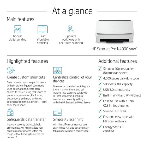 HP ScanJet Pro N4000