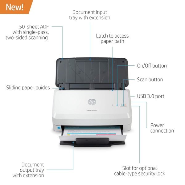 HP Scanjet Pro 2000 s2 Sheet-Feed Scanner