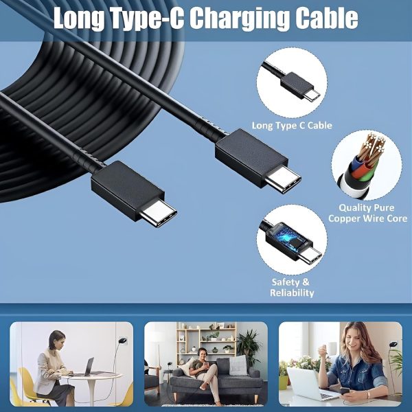 Samsung 25W Fast Charging Adapter with 1M Type C to C Cable Compatible with Galaxy S25, S25 Plus, A16, A06, M05, M15, F15, F05, Z fold/flip,6,5,4,3 & Other Type C Devices, Superfast Charger, Black