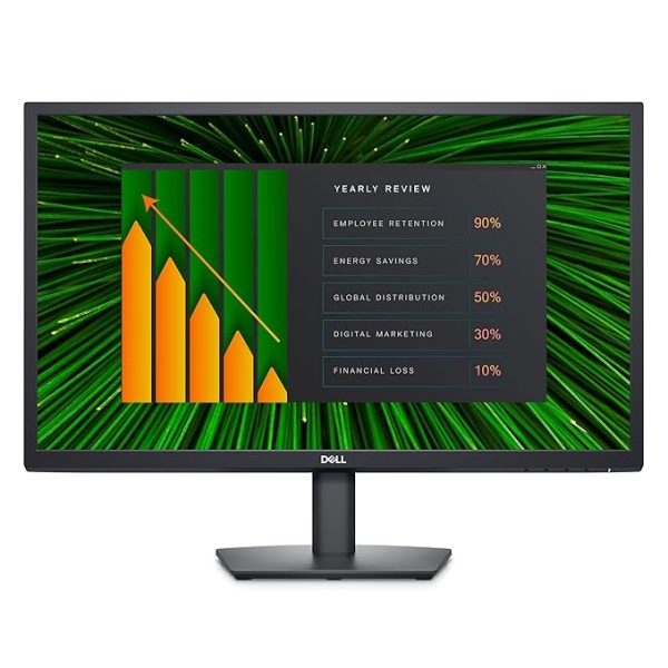 Dell-E2423HN (60.45cm) FHD Monitor 1920x1080@60 Hz, VA Panel, Brightness 250 cd/m², Anti-Glare, Colour Gamut 72% (CIE 1931), 83% (CIE 1976), Response Time, 5ms (G-to G Fast)