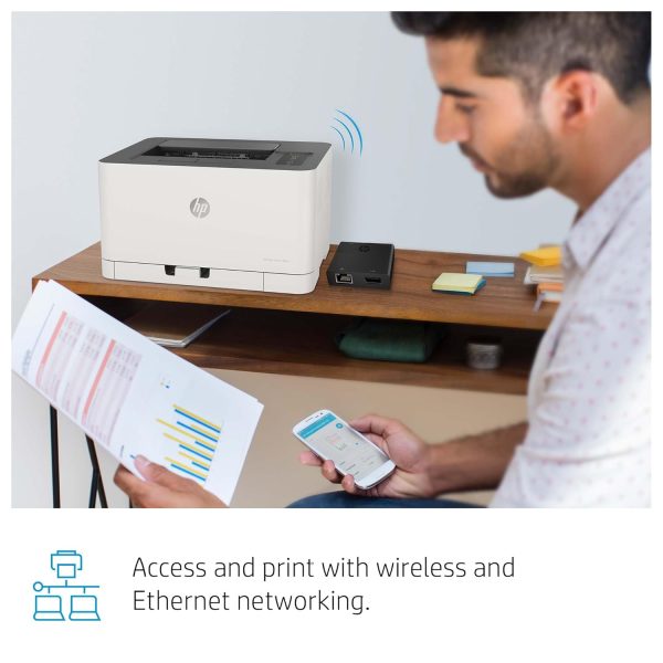 HP Colour Laser 150nw Wireless Color Laser Printer