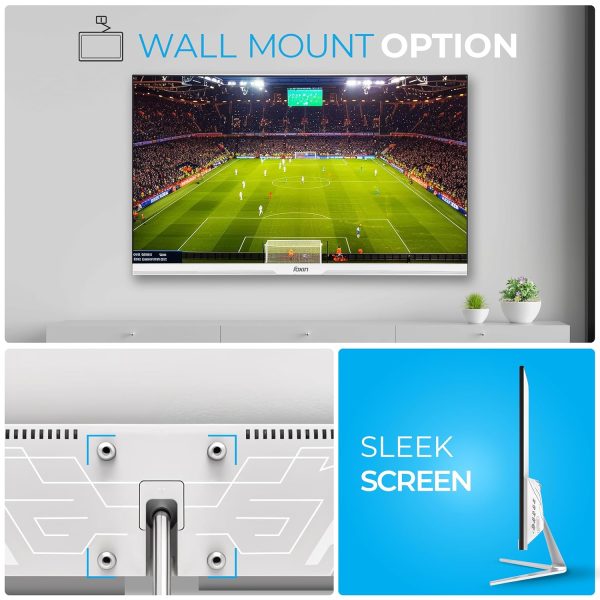 Foxin 24 Inch FHD LED Monitor 1080p Elite Series | IPS Panel, HDMI & VGA Port | 100Hz Refresh Rate | True Pixel | Anti-Glare Flicker-Free | Frameless | Metal Stand | 16.7 M Colors | 3 Yrs Warranty - Image 6
