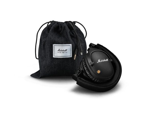 Marshall Monitor II Active Noise Cancelling Over_Ear Wireless Headphones Bluetooth Headphone with Mic, Black