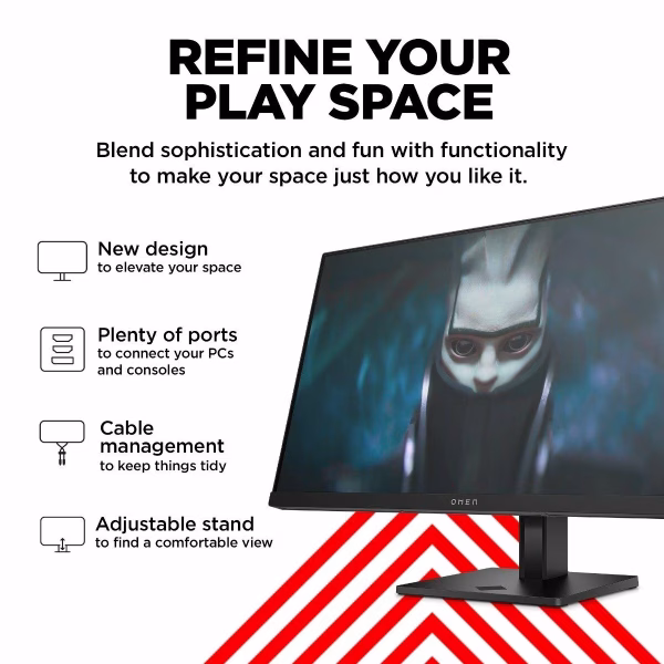 HP OMEN 60.5 cm (23.8) FHD 165Hz Gaming Monitor - OMEN 24