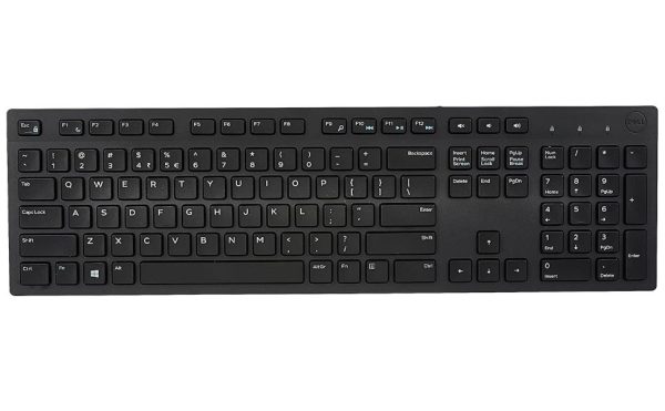 Dell KB216 Multimedia Keyboard with USB Interface, Chiclet Keys Style, Spill Resistance with 3 Indicator Lights