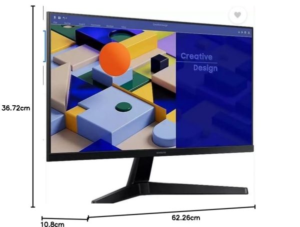 Samsung 68.6 cm Essential Monitor (LS27C312EAWXXL) LED Monitor S27C312EAW