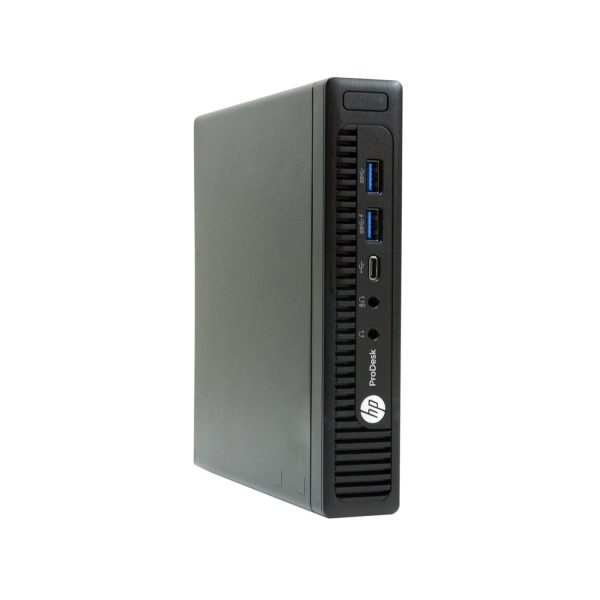 HP ProDesk 600 G2 - Windows 11, Intel core i5, 6th Gen, 8 GB DDR4, 256 GB SSD Tiny Desktop (Black)
