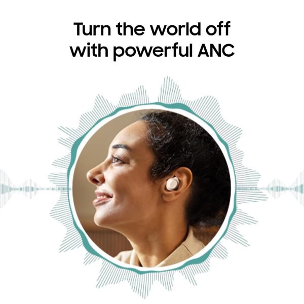 Samsung Galaxy Buds FE (Graphite)| Powerful Active Noise Cancellation | Enriched Bass Sound | Ergonomic Design | 30-Hour Battery Life