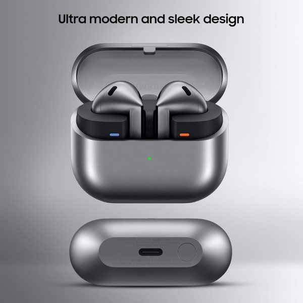 Samsung Galaxy Buds 3 (White) with Galaxy AI Powered Real-time Interpreter | 24-bit Hi-Fi Audio | Up to 36H Battery | IP57