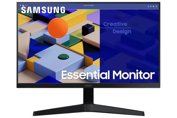 Samsung 27-inch(68.60cm) FHD 1,920 x 1,080 Monitor, IPS, 75 Hz, Bezel Less Design, AMD FreeSync, Flicker Free, HDMI, D-sub, (LS27C310EAWXXL, Black)
