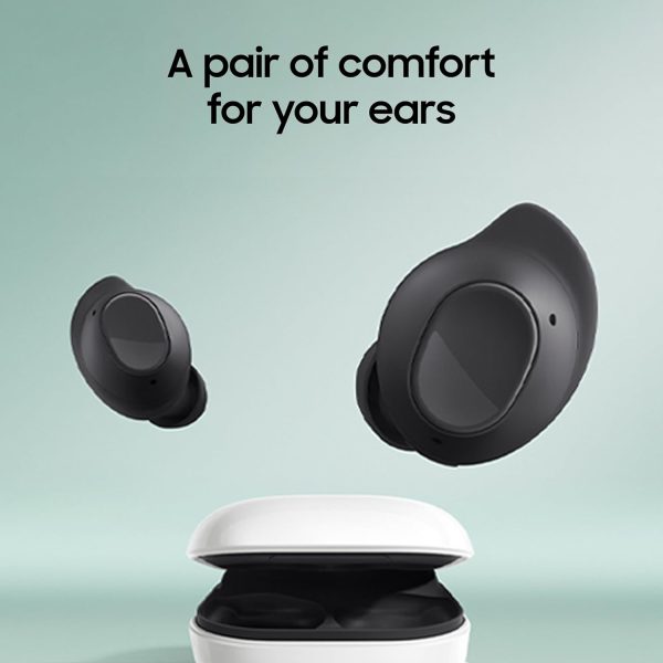 Samsung Galaxy Buds FE (Graphite)| Powerful Active Noise Cancellation | Enriched Bass Sound | Ergonomic Design | 30-Hour Battery Life