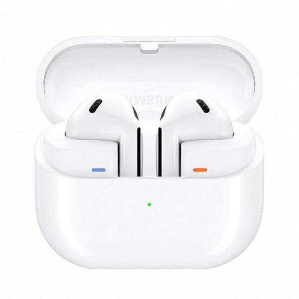 Samsung Galaxy Buds 3 (White) with Galaxy AI Powered Real-time Interpreter | 24-bit Hi-Fi Audio | Up to 36H Battery | IP57