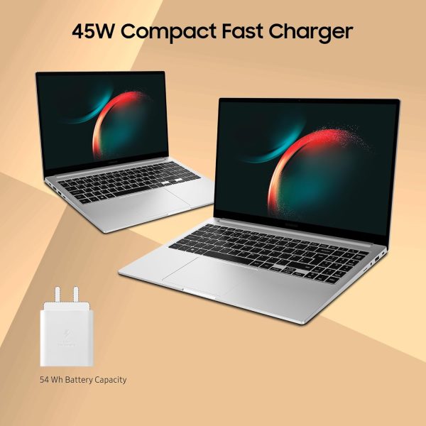 Samsung Galaxy Book3 Core i5 13th Gen 1335U - (16 GB/512 GB SSD/Windows 11 Home) Galaxy Book3 Thin and Light Laptop (15.6 Inch, Silver, 1.58 Kg, with MS Office)