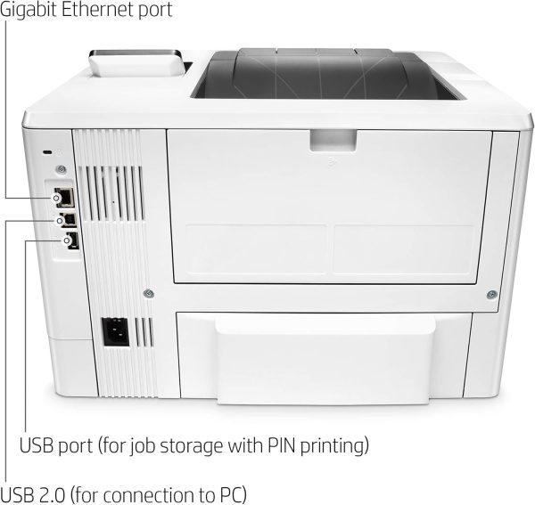 HP LaserJet Pro M501dn Duplex Printer with One-Year, Next-Business Day, Onsite Warranty (J8H61A) - Image 7