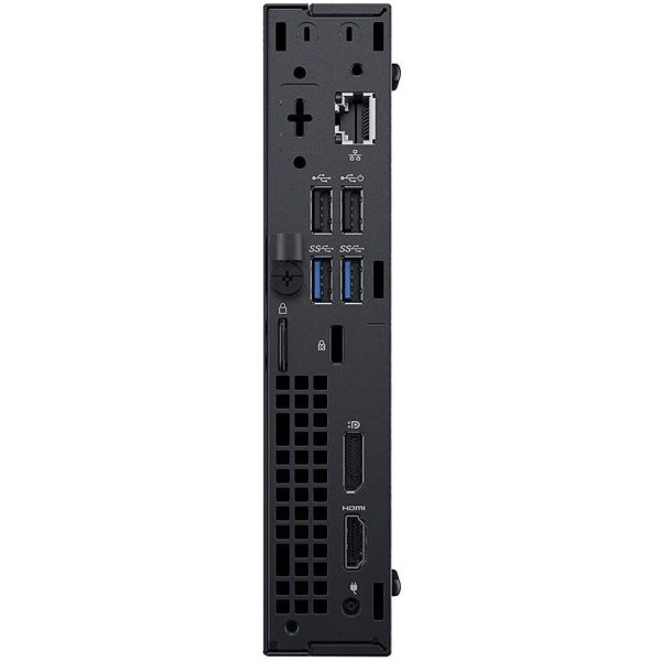 Dell OPTIPLEX 3060 Tiny Desktop (Intel Core i3 8th gen 2.5ghz, 8 GB RAM, 256GB SSD, Windows 11 Pro, MS Office 365/ Intel HD Graphics/, USB 3.0, Ethernet,VGA), Black