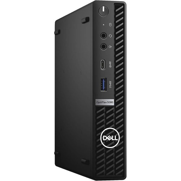 Dell Optiplex 5080 Micro Desktop | Core i7-10700T - 512GB SSD Hard Drive - 16GB RAM | 8 cores @ 4.5 GHz Win 11 Pro Black (Renewed)