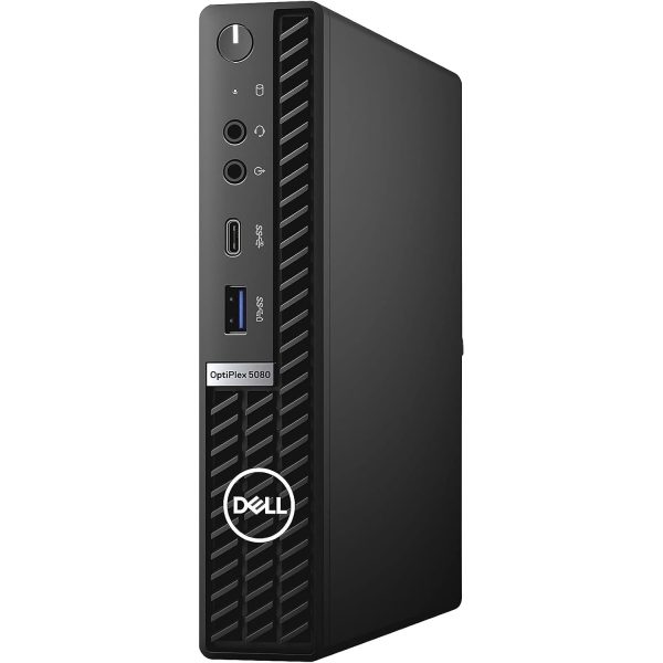 Dell Optiplex 5080 Micro Desktop | Core i7-10700T - 512GB SSD Hard Drive - 16GB RAM | 8 cores @ 4.5 GHz Win 11 Pro Black (Renewed)