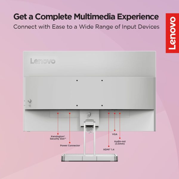 Lenovo L-Series L24i-40 60.45cm (24 inch) | FHD IPS Ultraslim Monitor
