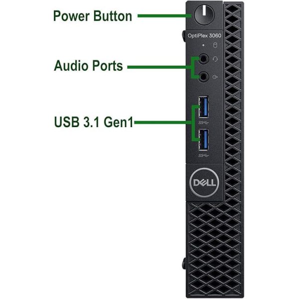 (Refurbished) Dell OptiPlex 3060 i5-8100 Tiny CPU (core i5 8th Gen/16GB DDR4 RAM/512 GB SSD/Wifi/Webcam+Mic/Speaker/USB/Win 11 Pro)