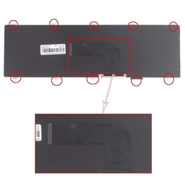 Laptop Keyboard for Dell Inspiron 3521