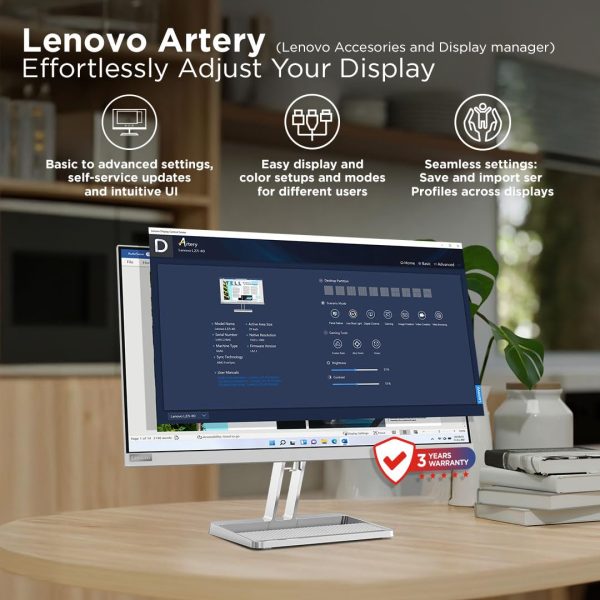 Lenovo L-Series L27Q-4A 27 inch (68.5cm) QHD IPS Monitor