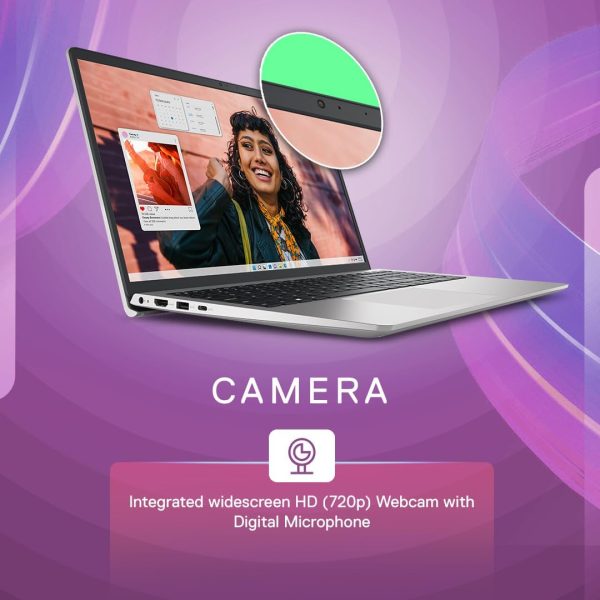Dell Inspiron 3530, Intel Core i5-1334U, 13th Gen, 16GB RAM, 1TB SSD, FHD, 15.6"/39.62cm, Windows 11, MS Office 24, Silver, 1.62KG, Backlit Keyboard, McAfee 15 Month, Thin & Light Laptop