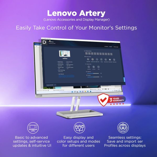 Lenovo L-Series L27i-4A 27 inch (68.5cm) FHD IPS Monitor