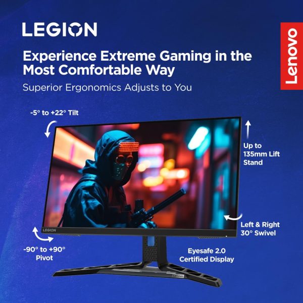 Lenovo Legion-R25f-30 | 25 Inch (63.50cm) | FHD 240Hz Gaming Monitor