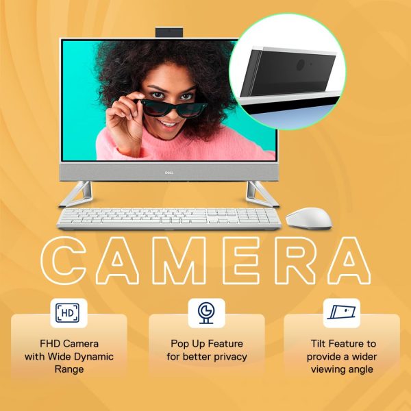 Dell 24" All-in-One PC (5420), 13th Gen Intel i7-1355U, 16GB DDR4, 1TB SSD, 23.8" FHD AG Narrow Border Touch,Win11 + Office H&S 2021